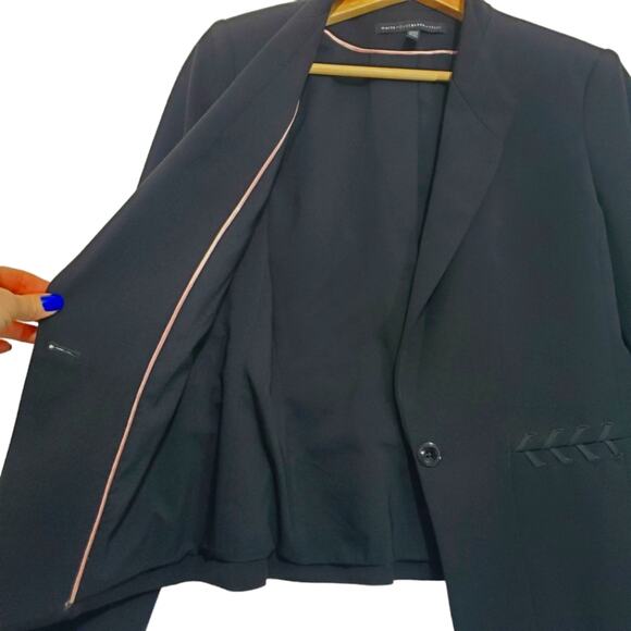 WHBM | Laced Side Single Button Blazer - Picture 4 of 12